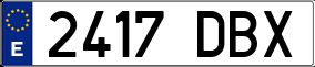 Truck License Plate